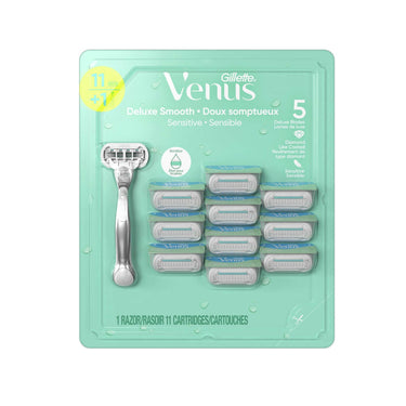 Image of Venus Platinum Deluxe Smooth Sensitive Razor with Cartridges - 1 x 321 Grams
